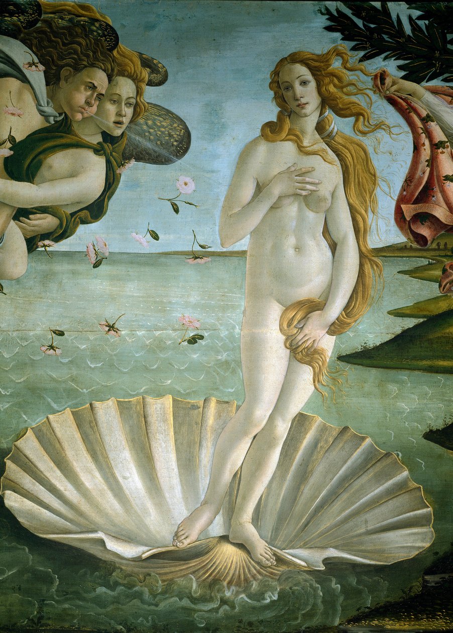 维纳斯的诞生（细节 作者 桑德罗·波提切利（Sandro Botticelli）
