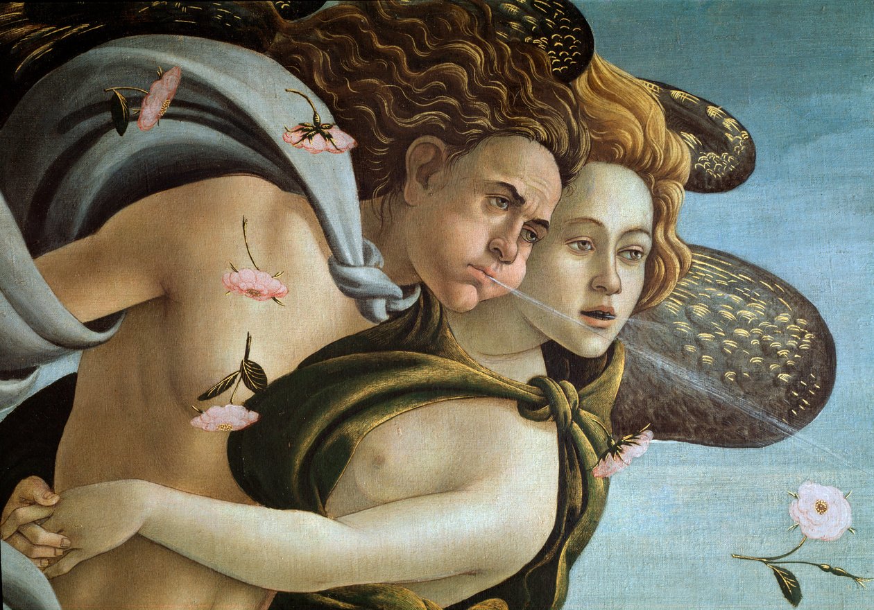 维纳斯的诞生（细节 作者 桑德罗·波提切利（Sandro Botticelli）