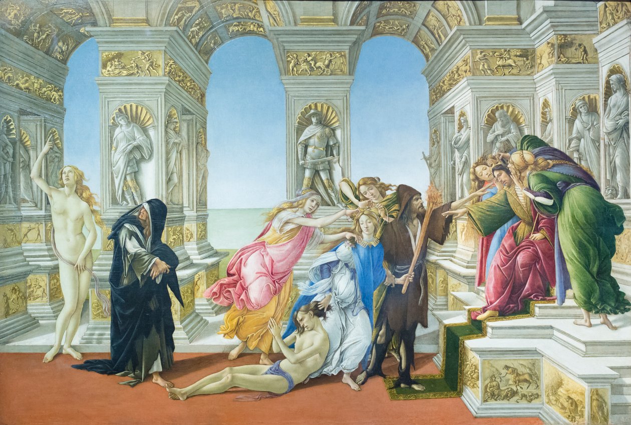 阿佩莱斯的诽谤 作者 桑德罗·波提切利（Sandro Botticelli）