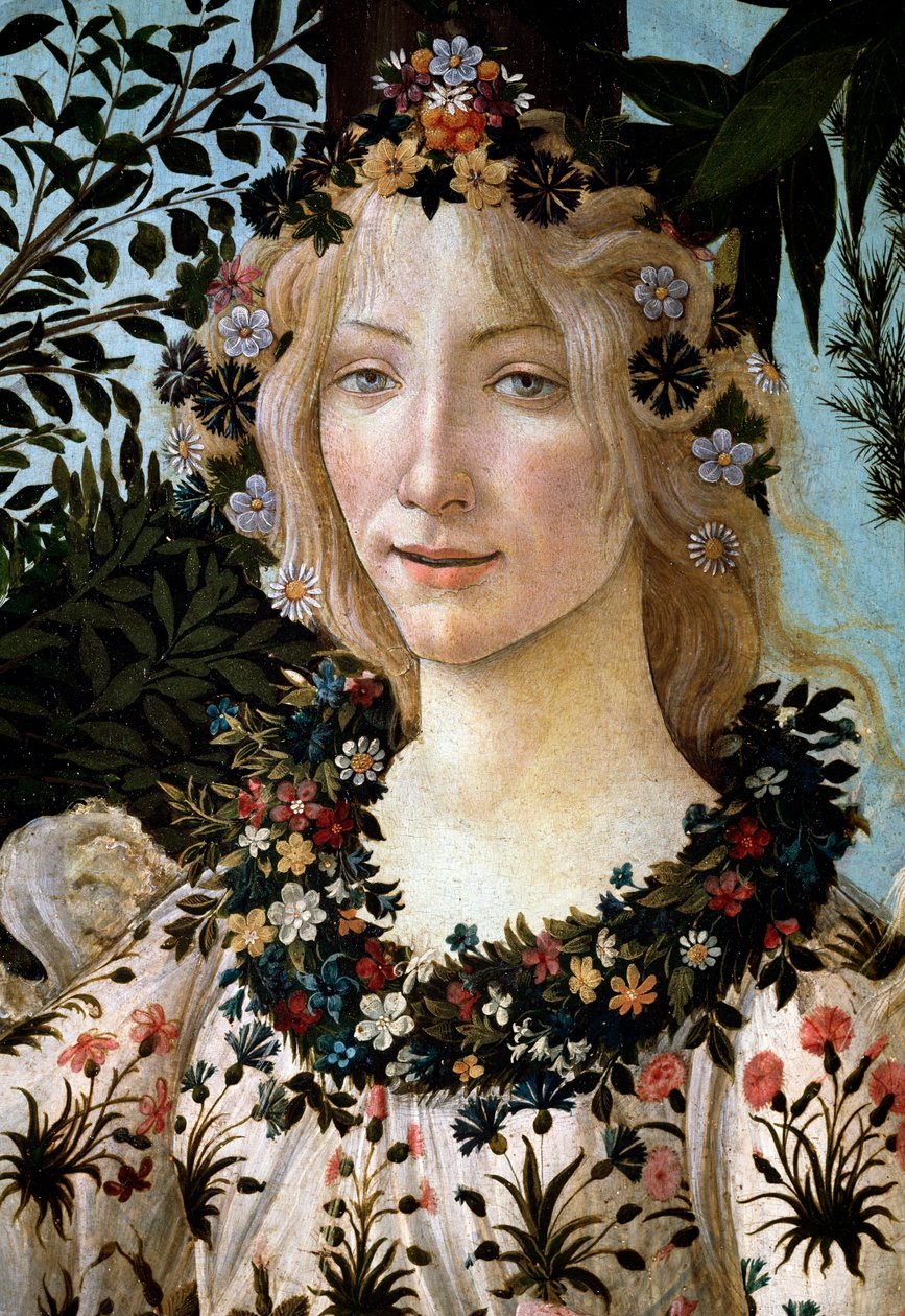 春天。细节（绘画 作者 桑德罗·波提切利（Sandro Botticelli）