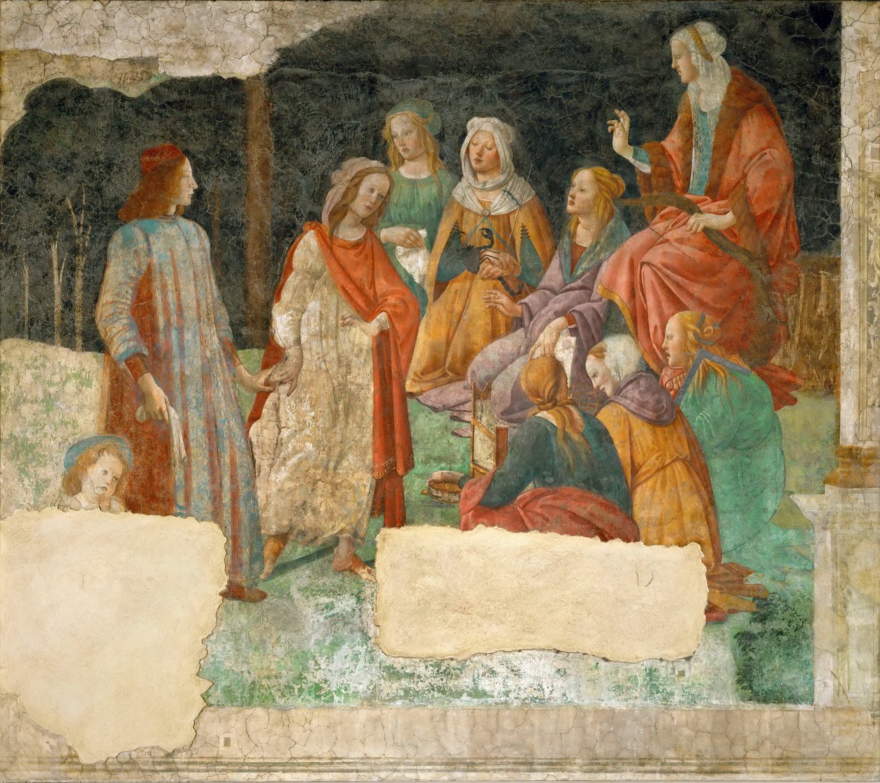 1484-1486年，一位介绍七种文科的年轻人 作者 桑德罗·波提切利（Sandro Botticelli）