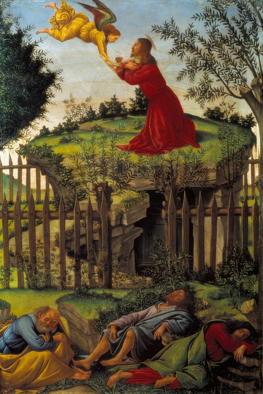 基督在橄榄山上 作者 桑德罗·波提切利（Sandro Botticelli）