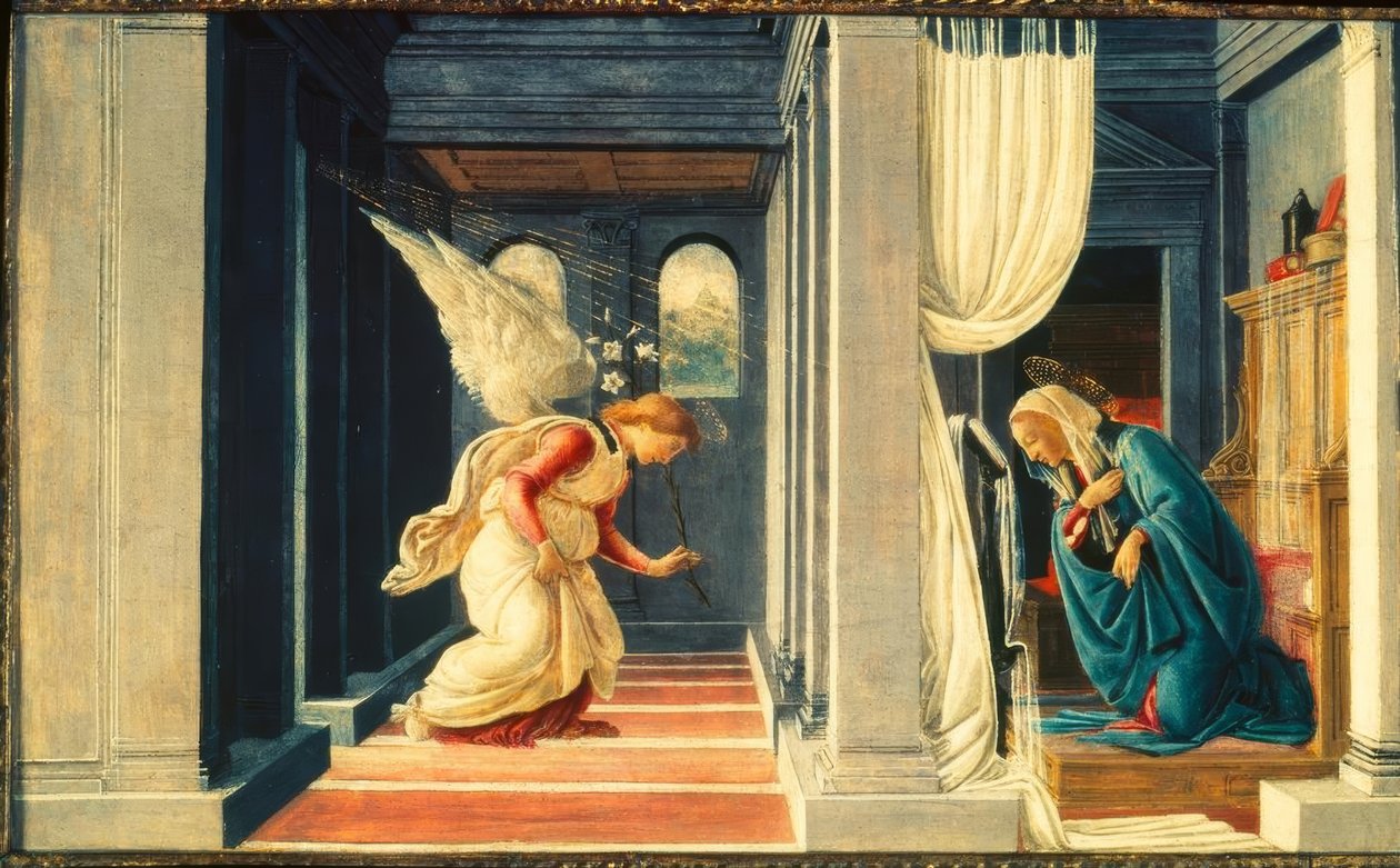 玛丽的报喜 作者 桑德罗·波提切利（Sandro Botticelli）