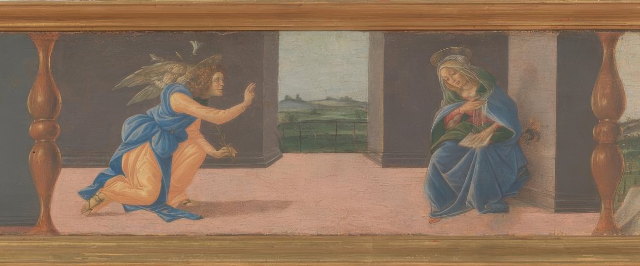 玛丽的报喜 作者 桑德罗·波提切利（Sandro Botticelli）