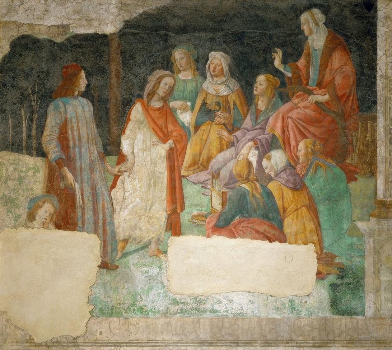 一个年轻人（Lorenzo Tornabuoni？）来自密涅瓦州， 作者 桑德罗·波提切利（Sandro Botticelli）