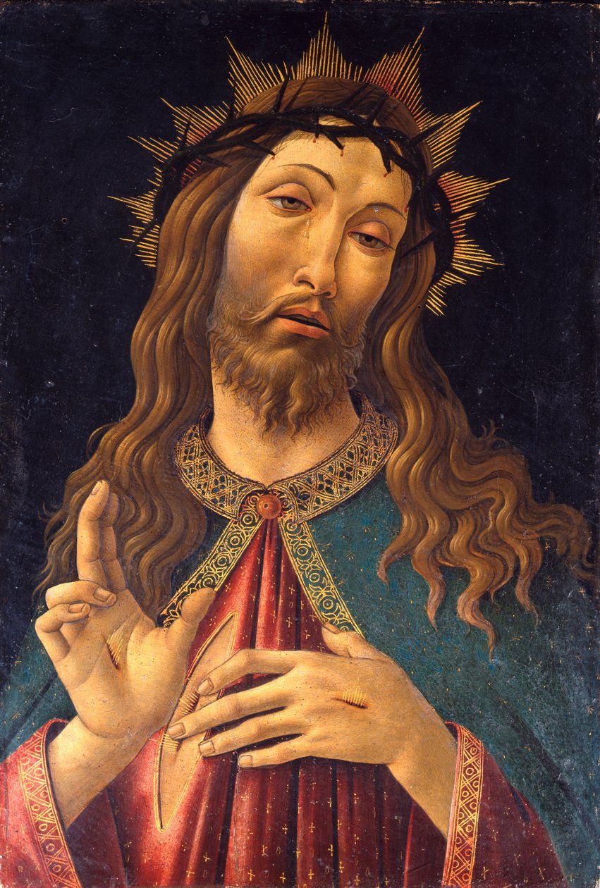 意大利语  悲哀之人 作者 桑德罗·波提切利（Sandro Botticelli）