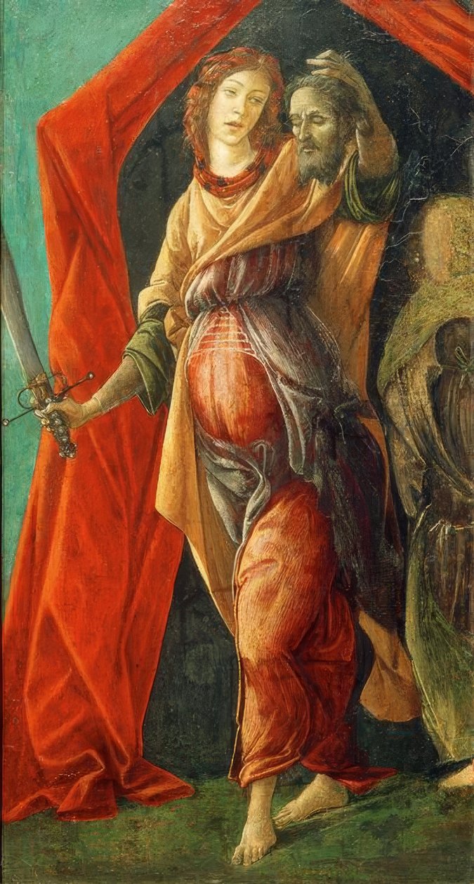 朱迪思（Judith）和霍洛弗内斯（Holofernes）校长 作者 桑德罗·波提切利（Sandro Botticelli）
