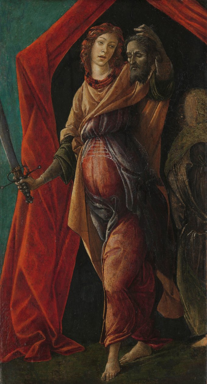 朱迪丝与霍罗费恩的头颅 作者 桑德罗·波提切利（Sandro Botticelli）