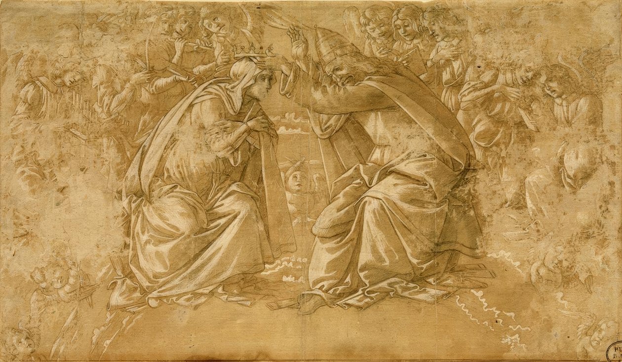 玛丽的加冕礼 作者 桑德罗·波提切利（Sandro Botticelli）