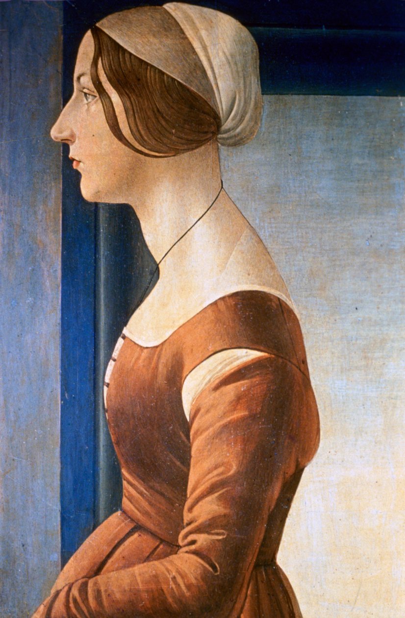 拉贝拉·西蒙妮塔（La Bella Simonetta），1475年 作者 桑德罗·波提切利（Sandro Botticelli）