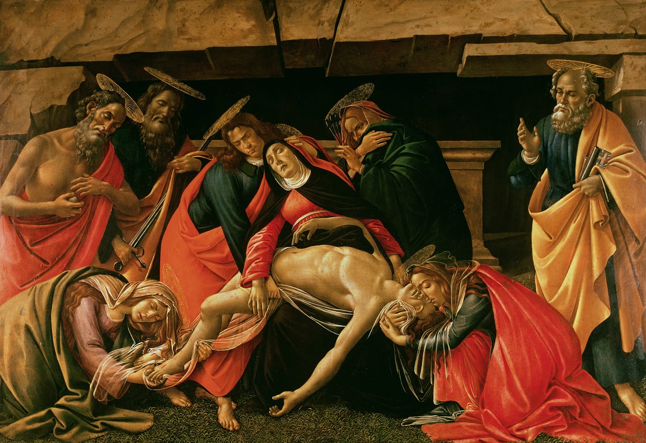 哀悼死基督 作者 桑德罗·波提切利（Sandro Botticelli）