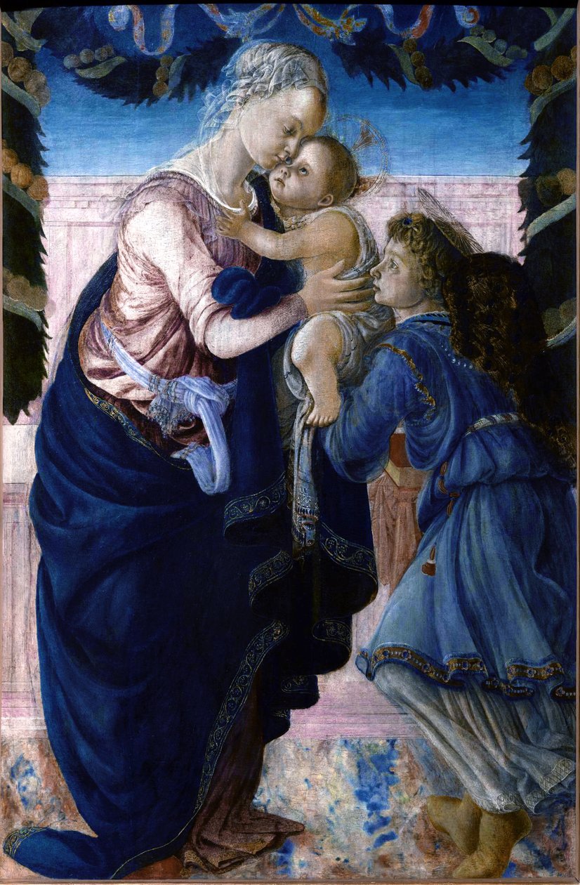 麦当娜和一个天使的孩子 作者 桑德罗·波提切利（Sandro Botticelli）