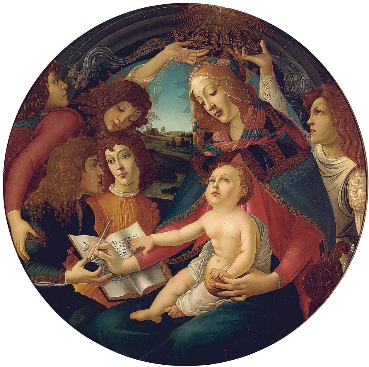 壮丽的麦当娜 作者 桑德罗·波提切利（Sandro Botticelli）