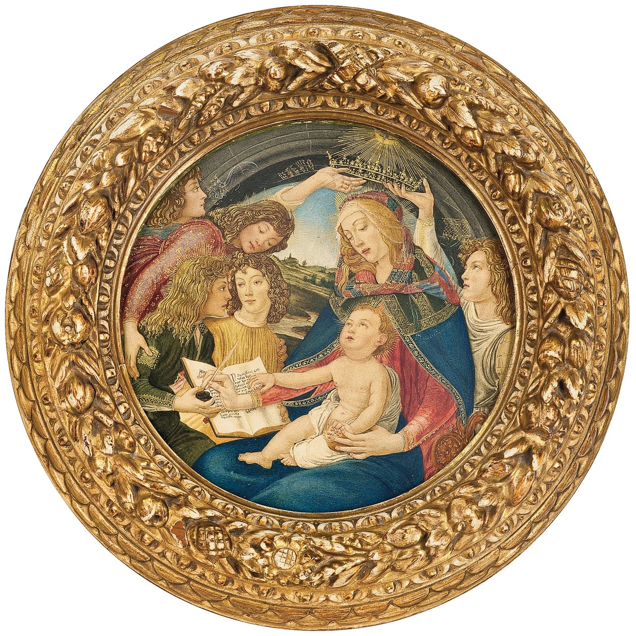 里卡多·梅卡奇（Ricciardo Meacci）圈子的壮丽麦当娜 作者 桑德罗·波提切利（Sandro Botticelli）