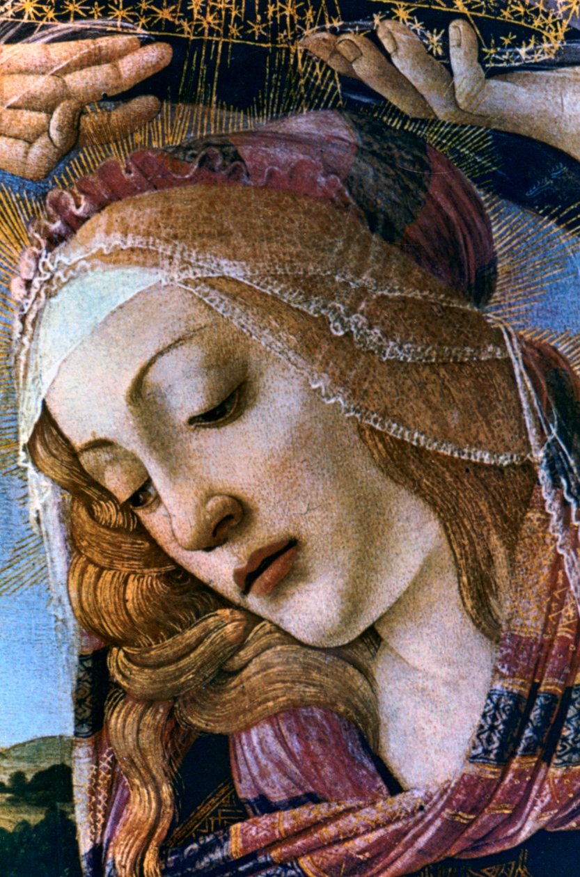 圣母像的圣母像，1482年 作者 桑德罗·波提切利（Sandro Botticelli）