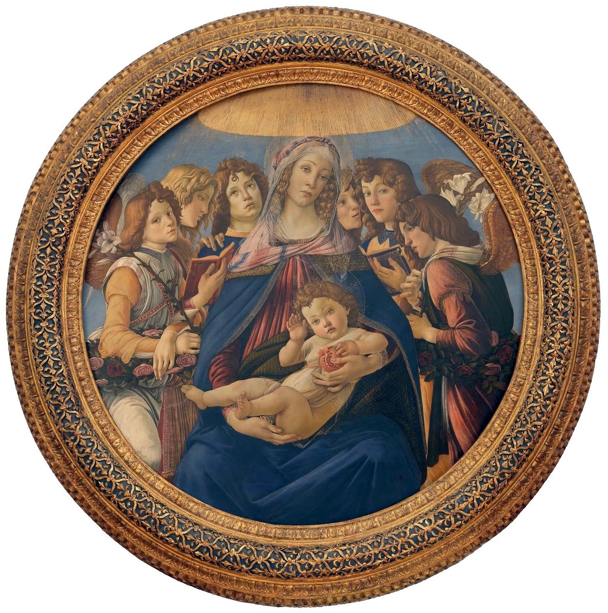 石榴圣母 作者 桑德罗·波提切利（Sandro Botticelli）