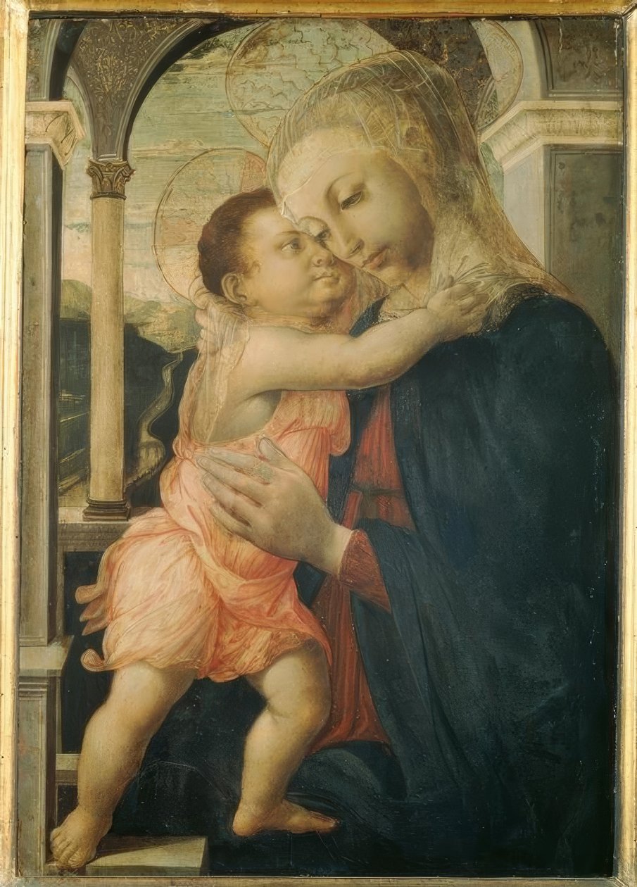 玛丽亚和孩子 作者 桑德罗·波提切利（Sandro Botticelli）