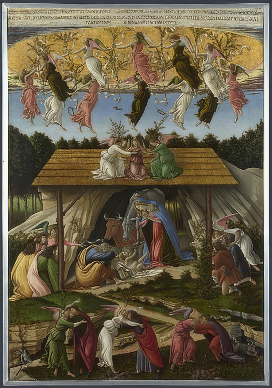 基督的神秘诞生。 1500 作者 桑德罗·波提切利（Sandro Botticelli）