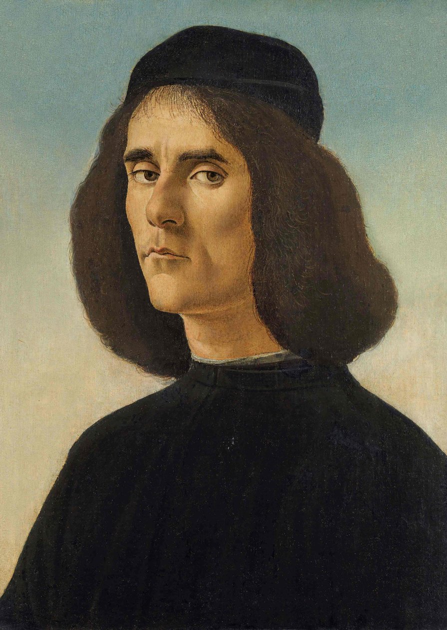 Michael Tarchaniota Marullus的肖像，约1500年。 作者 桑德罗·波提切利（Sandro Botticelli）