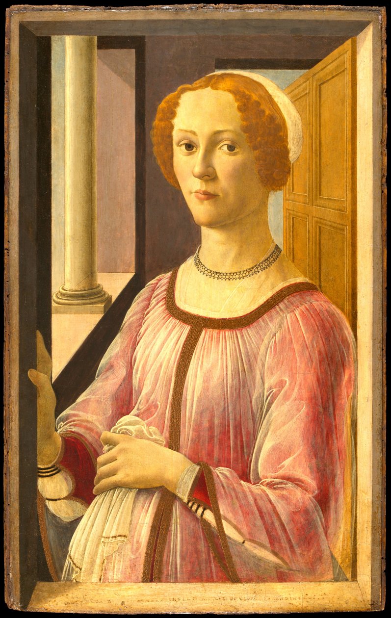 斯美拉尔达-班迪内利肖像 作者 桑德罗·波提切利（Sandro Botticelli）