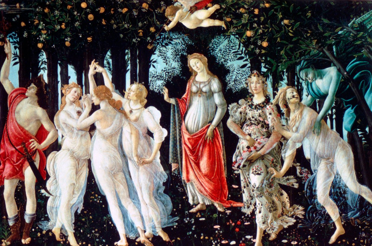 春季，c1478 作者 桑德罗·波提切利（Sandro Botticelli）
