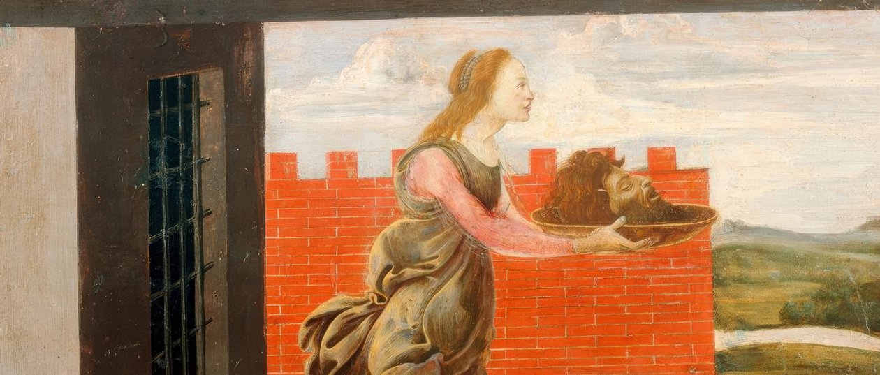 莎乐美与施洗约翰的头 作者 桑德罗·波提切利（Sandro Botticelli）