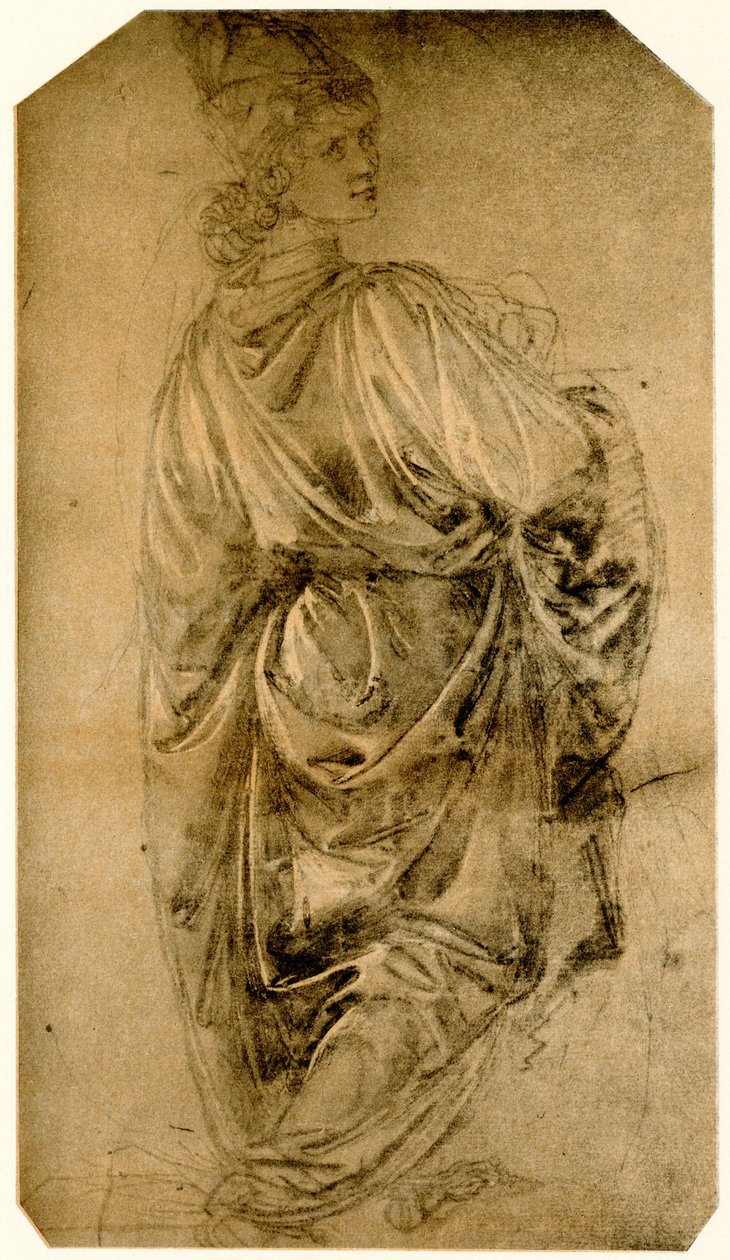 研究一个年轻人 作者 桑德罗·波提切利（Sandro Botticelli）
