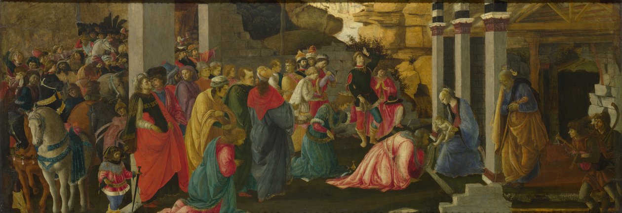 国王的崇拜，约1470年 作者 桑德罗·波提切利（Sandro Botticelli）