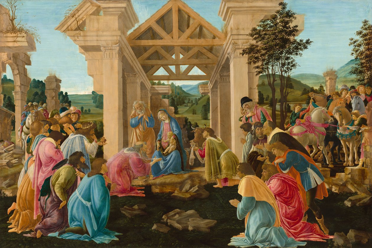 麦琪的崇拜 作者 桑德罗·波提切利（Sandro Botticelli）