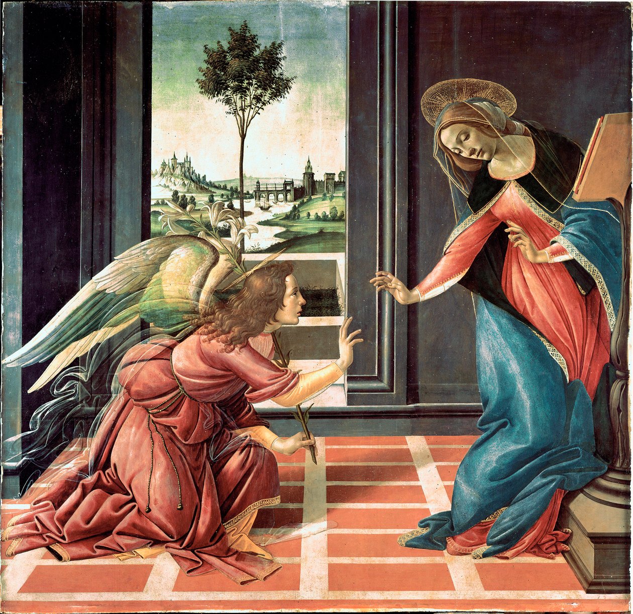 塞斯特罗报喜报，1489年 作者 桑德罗·波提切利（Sandro Botticelli）
