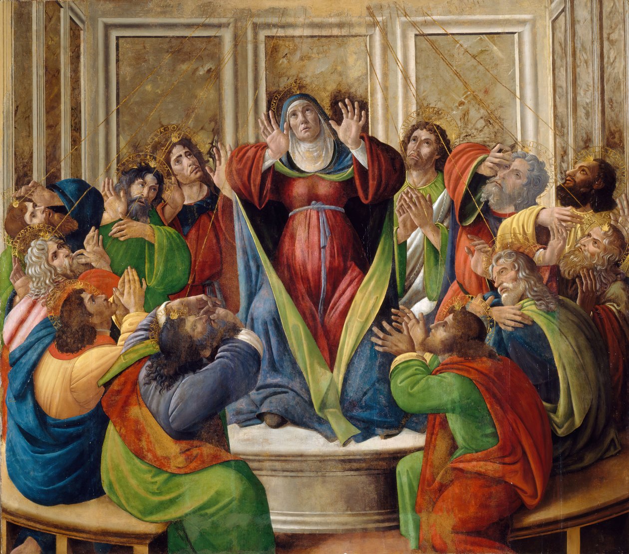 圣灵的降生，1495-1505年 作者 桑德罗·波提切利（Sandro Botticelli）