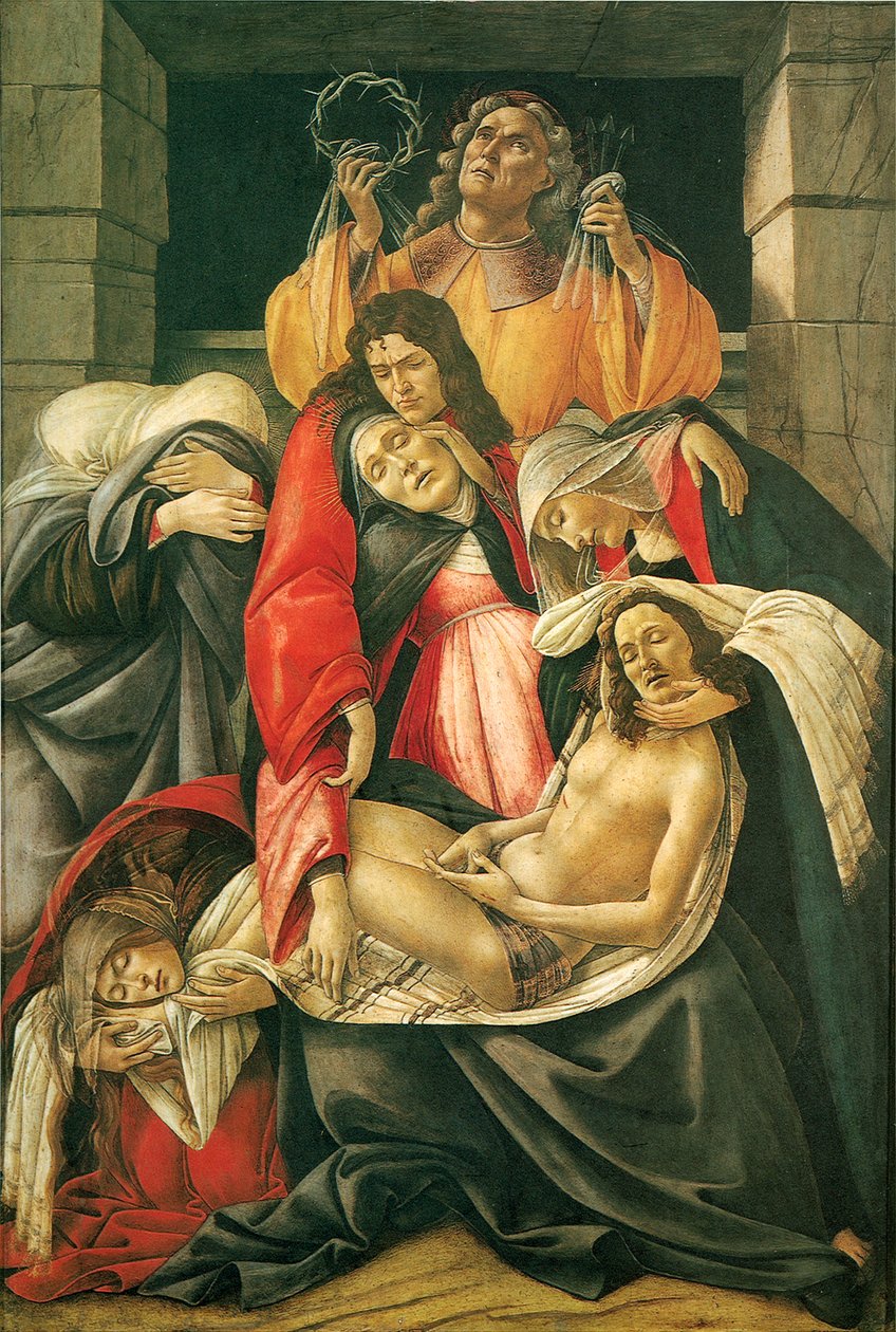 哀悼死去的基督 作者 桑德罗·波提切利（Sandro Botticelli）