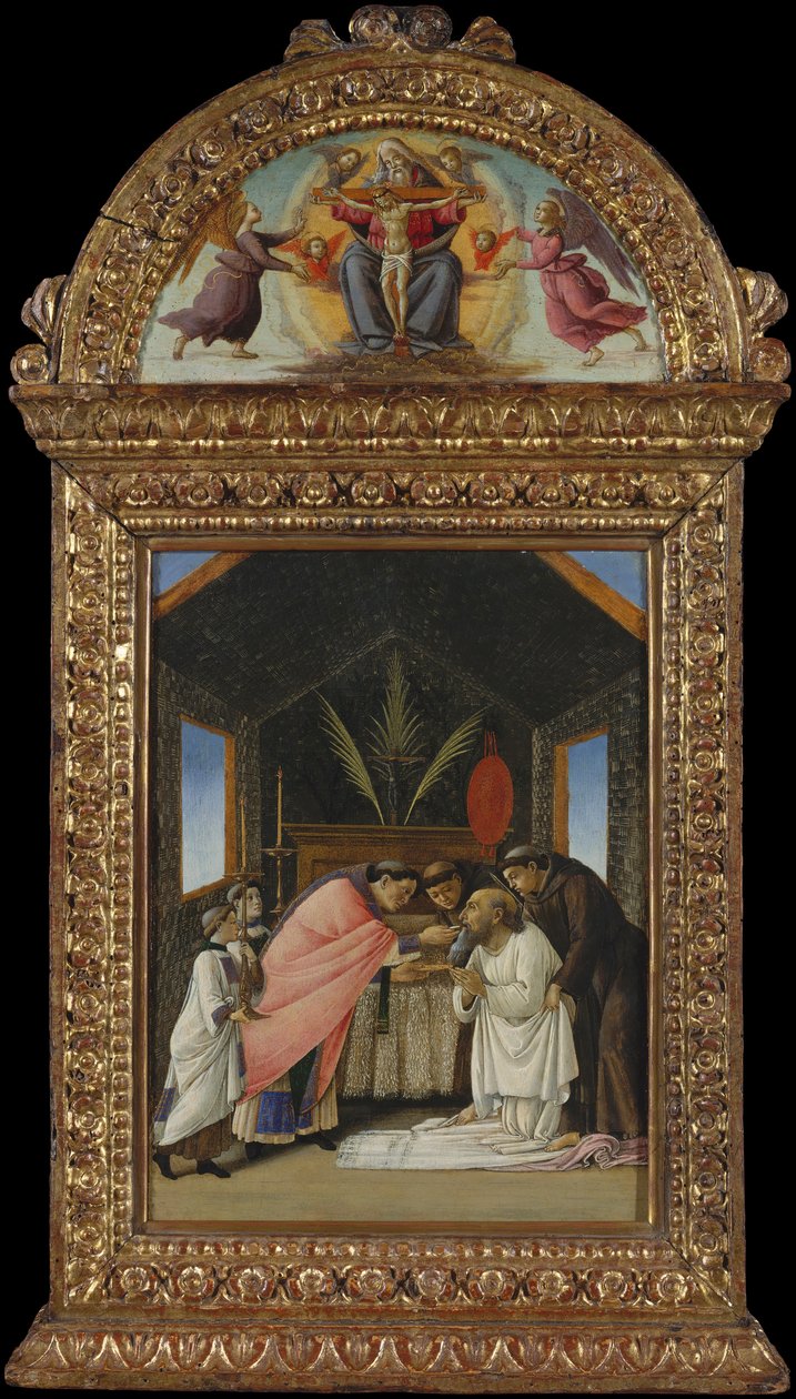 圣杰罗姆的最后圣餐》，14世纪初。 作者 桑德罗·波提切利（Sandro Botticelli）
