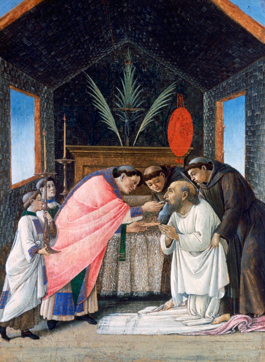 圣杰罗姆的最后圣餐，c1495 作者 桑德罗·波提切利（Sandro Botticelli）