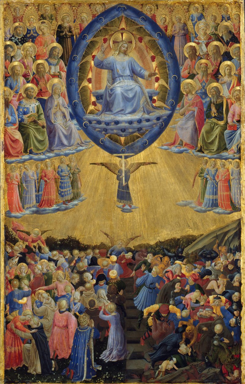 15世纪初，中央Central庭的最后审判四翼祭坛 作者 桑德罗·波提切利（Sandro Botticelli）