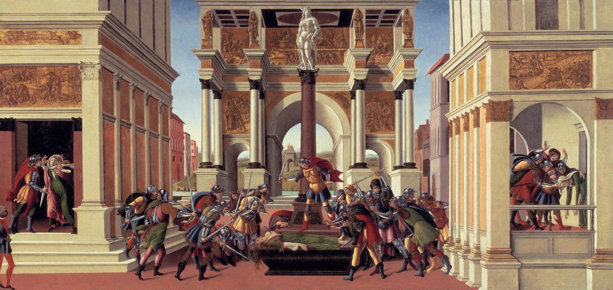 Lucretia的故事，1500年 作者 桑德罗·波提切利（Sandro Botticelli）
