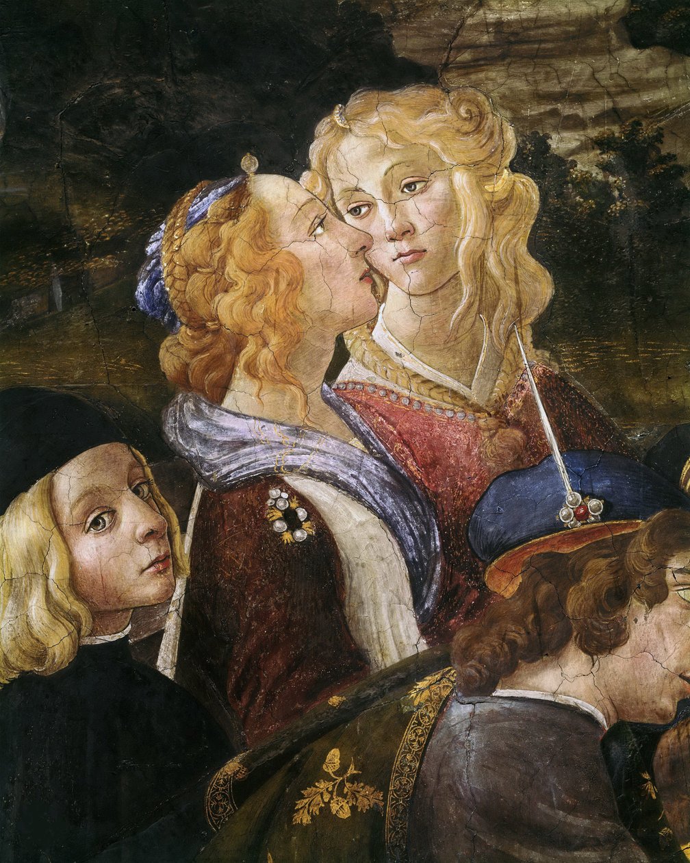 基督的诱惑》细节，1481-1482年。 作者 桑德罗·波提切利（Sandro Botticelli）
