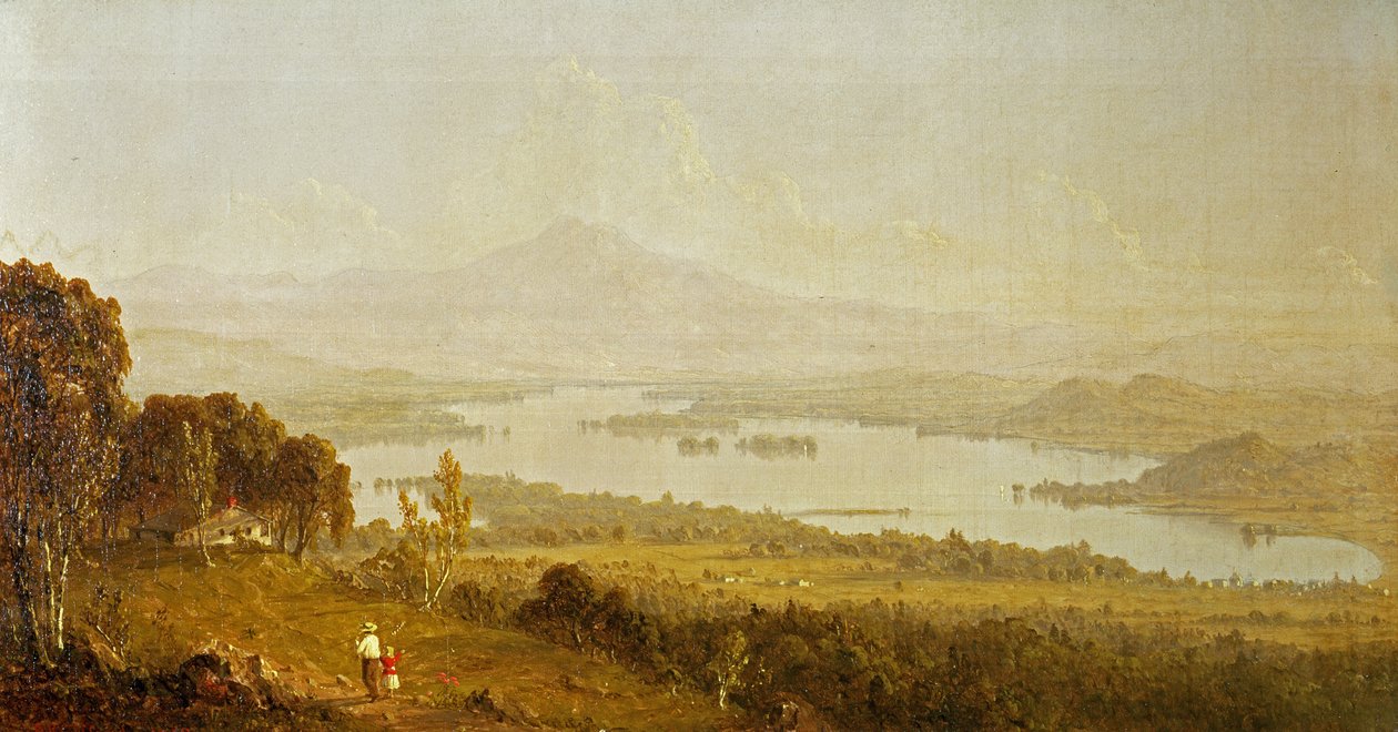 Lake Winnipiseogee，1858 作者 桑福德·罗宾逊·吉福德