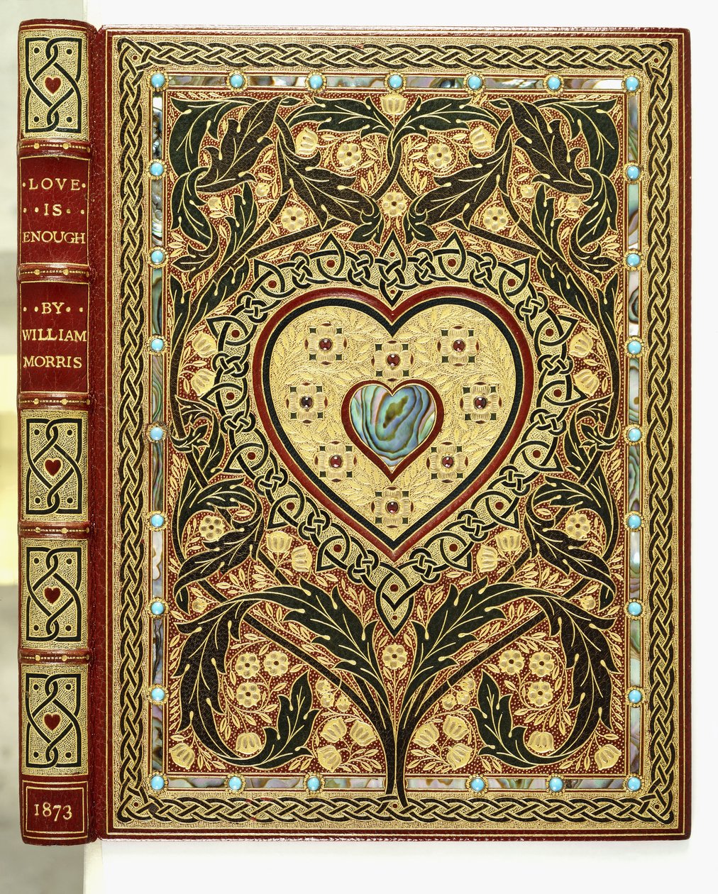 威廉·莫里斯（William Morris）的书《爱够了或法拉蒙的解放》的封面 作者 桑戈尔斯基和萨克利夫