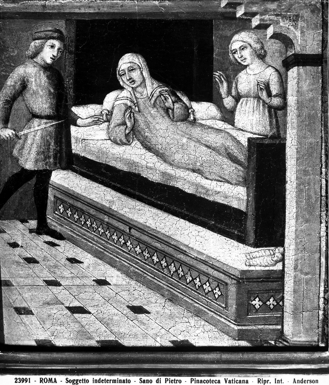 死胎婴儿奇迹，约1450年 作者 Sano di Pietro