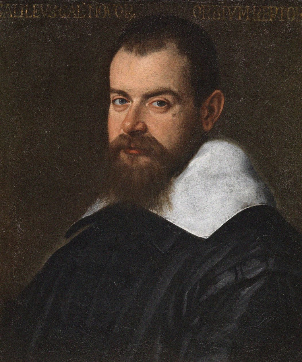 伽利略-伽利莱的肖像，1601年。 作者 桑蒂·迪托（Santi di Tito）