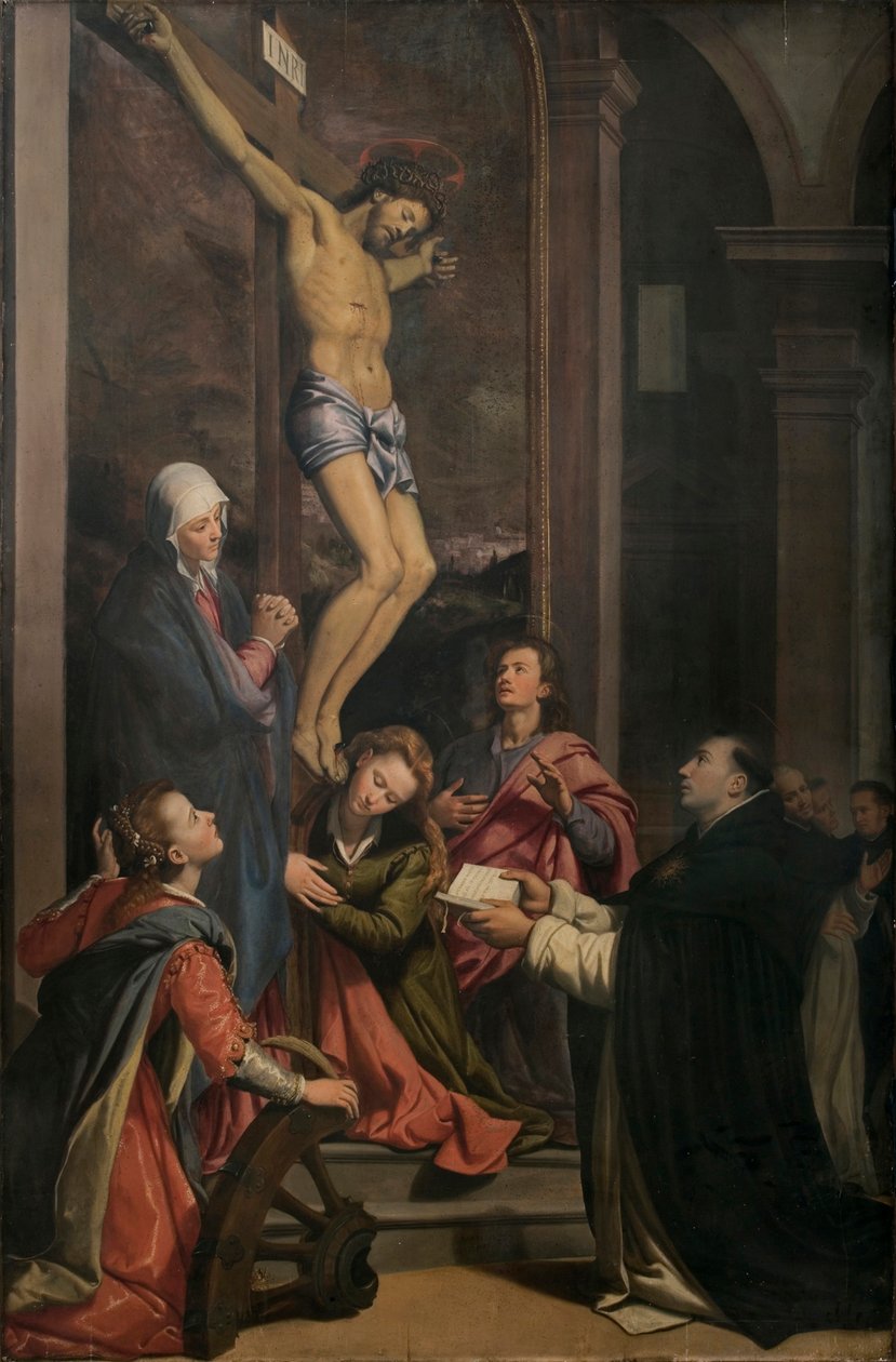 圣托马斯·阿奎那的愿景，1593年。 作者 桑蒂·迪托（Santi di Tito）
