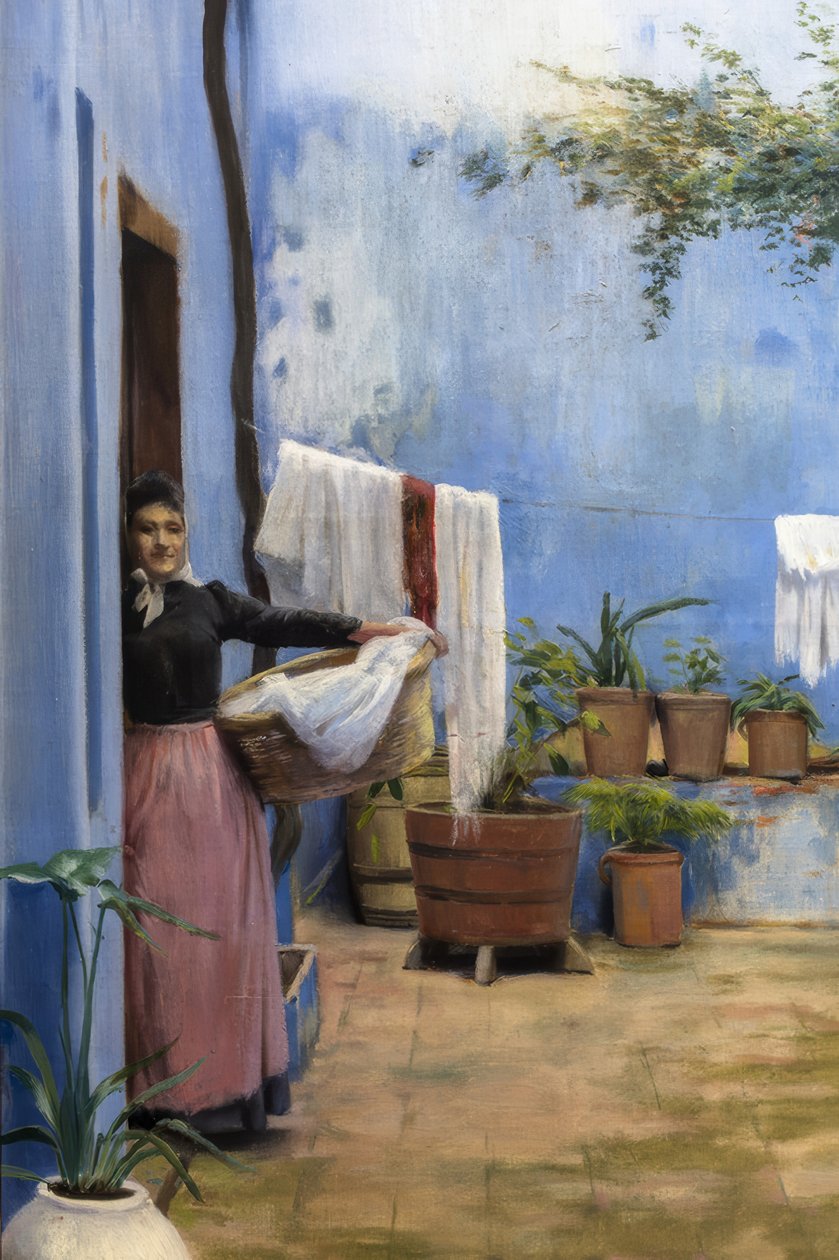 Der blaue Patio 作者 圣地亚哥·鲁西诺（SantiagoRusiñol）