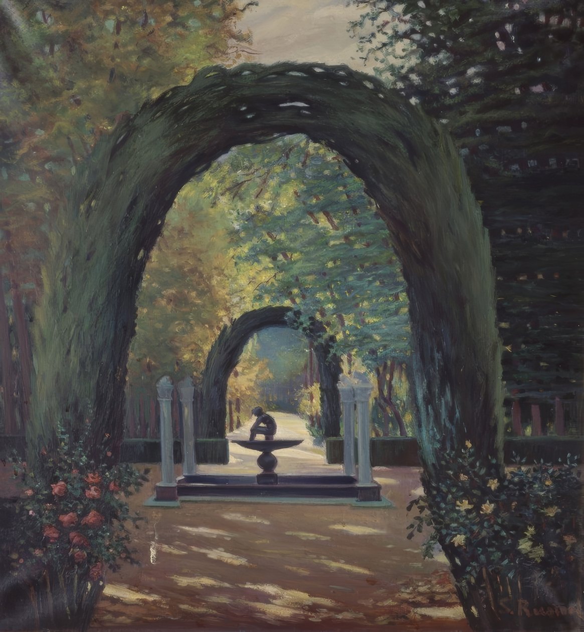 Fuente de El Niño de la Espina – Jardines de Aranjuez 作者 圣地亚哥·鲁西诺（SantiagoRusiñol）
