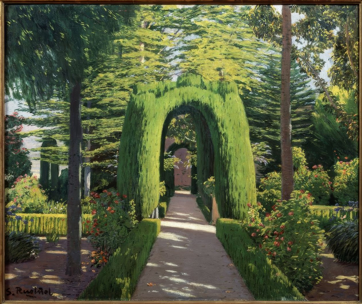 Glorieta. Jardí d’Alcoi 作者 圣地亚哥·鲁西诺（SantiagoRusiñol）
