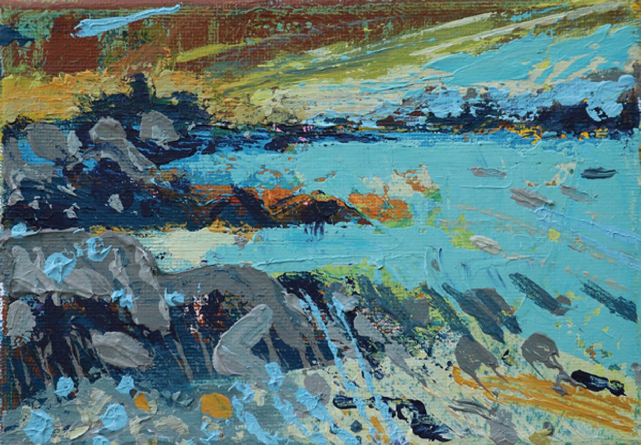 Abbey (acrylic on canvas) 作者 莎拉·海沃德