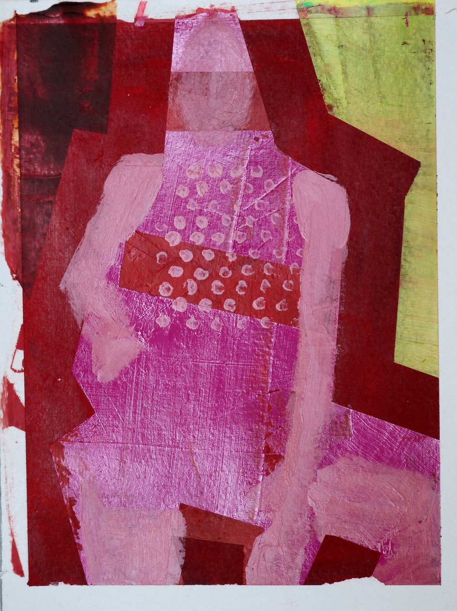 Elle #4, 2020 (acrylic on paper) 作者 莎拉·海沃德
