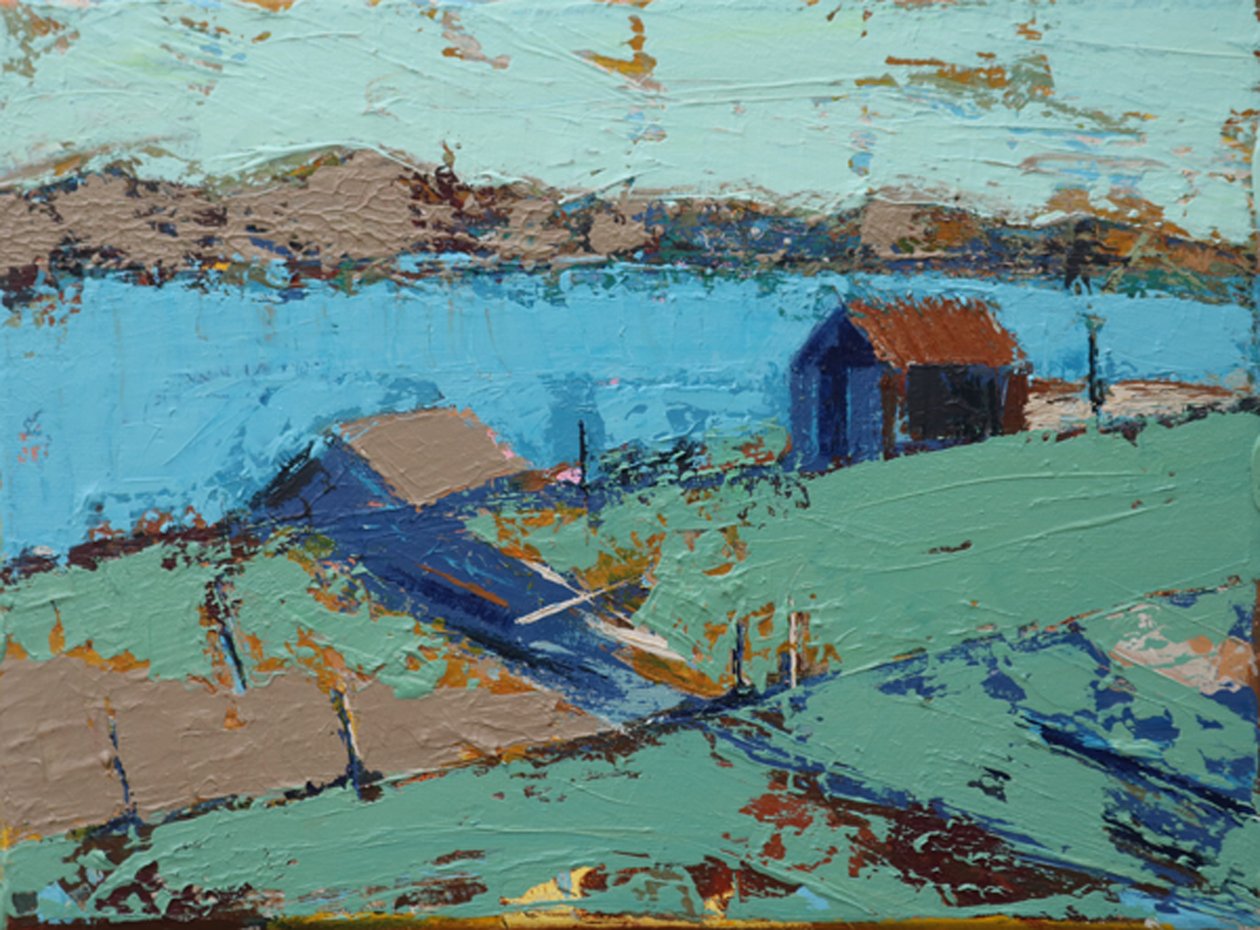 Farm stead (acrylic on canvas) 作者 莎拉·海沃德