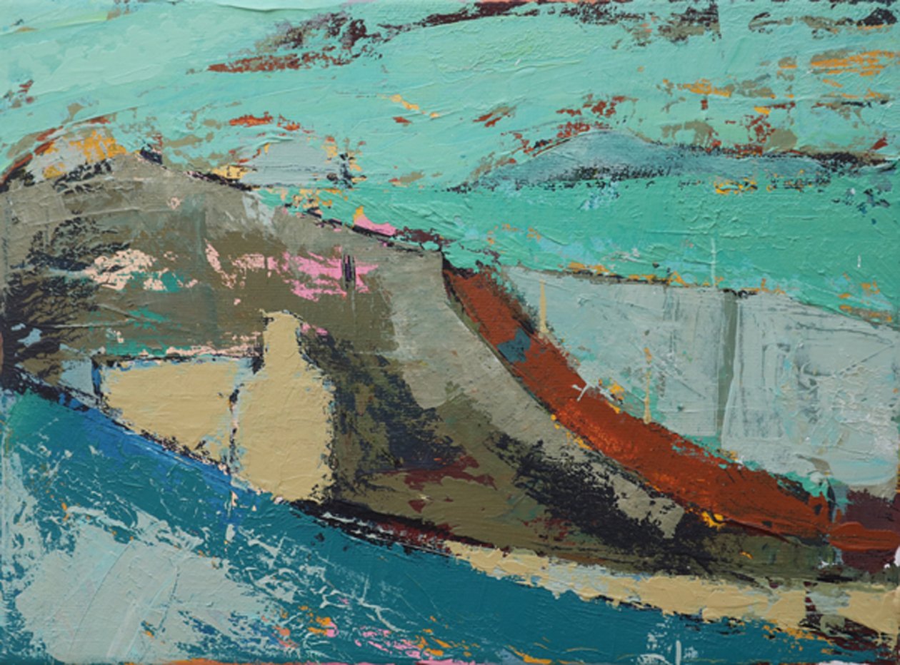 Pathway (acrylic on canvas) 作者 莎拉·海沃德