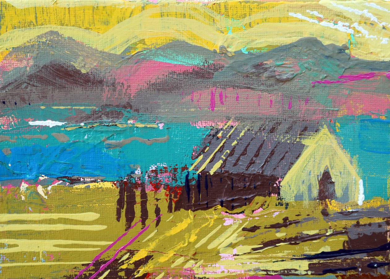 Retreat Iona I (acrylic on canvas) 作者 莎拉·海沃德